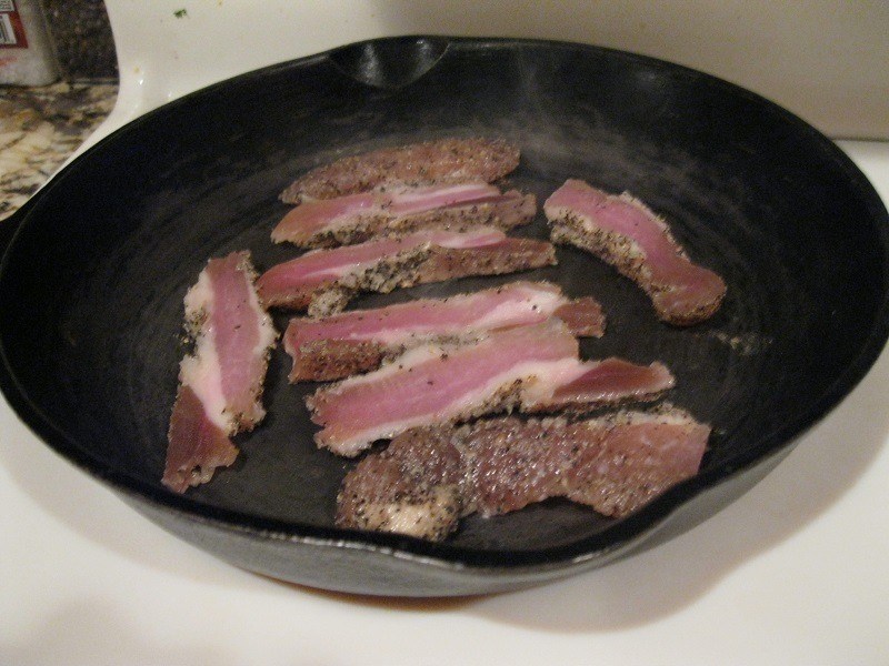 Home made bacon recipe