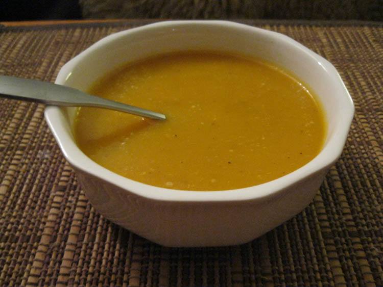 Butternut squash soup receipes