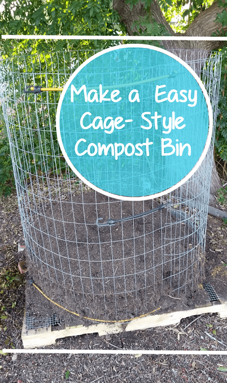 stating a compost pile - bin